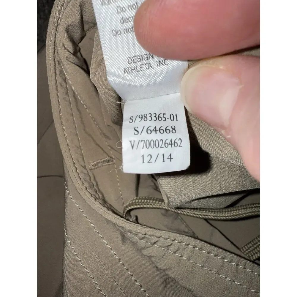 Athleta Womens Everyday Skort Sz 8 Classic Taupe Stretch #983365 Active Side Zip - Picture 9 of 11